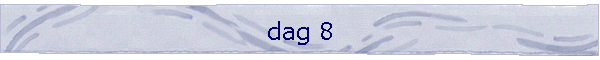 dag 8
